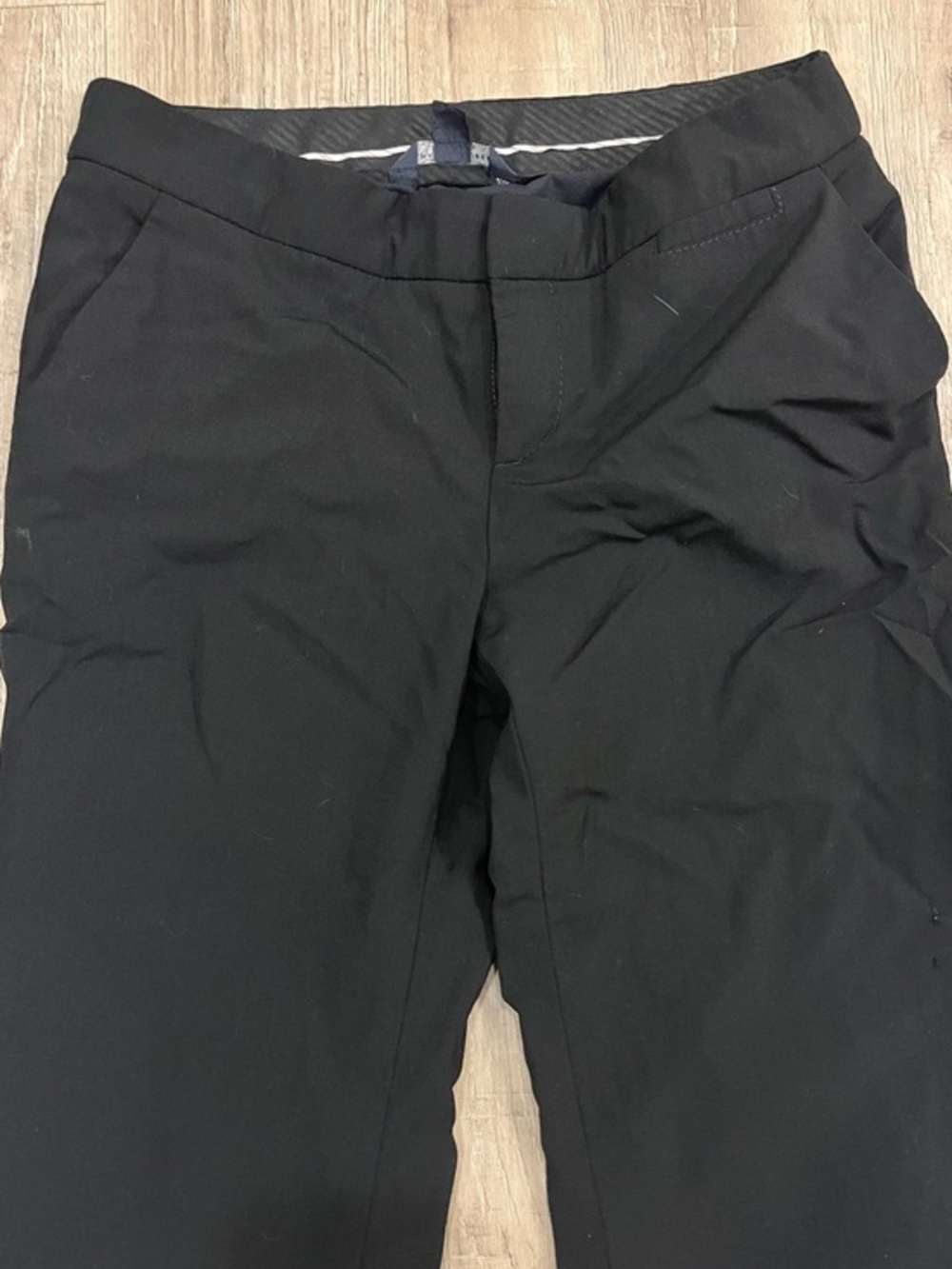 Banana Republic Black Martin Fit Stretch Pants 95% wool, size 4